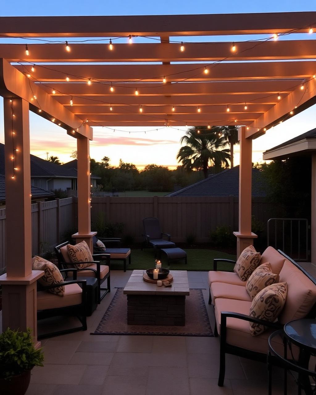 Outdoor living installation